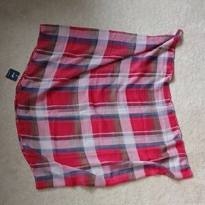 Scarf in Red Plaid, Women’s Scarf